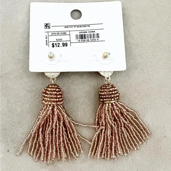 NWT Sugarfix by Baublebar Gold Beaded Drop Earrings 21 - Picture 2 of 2